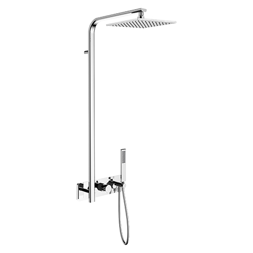 Thermostatic Brass Square Shower Mixer Set