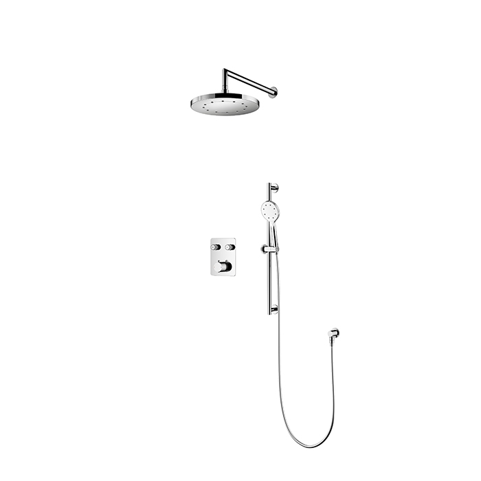 2 Outlet Thermostatic Shower Set